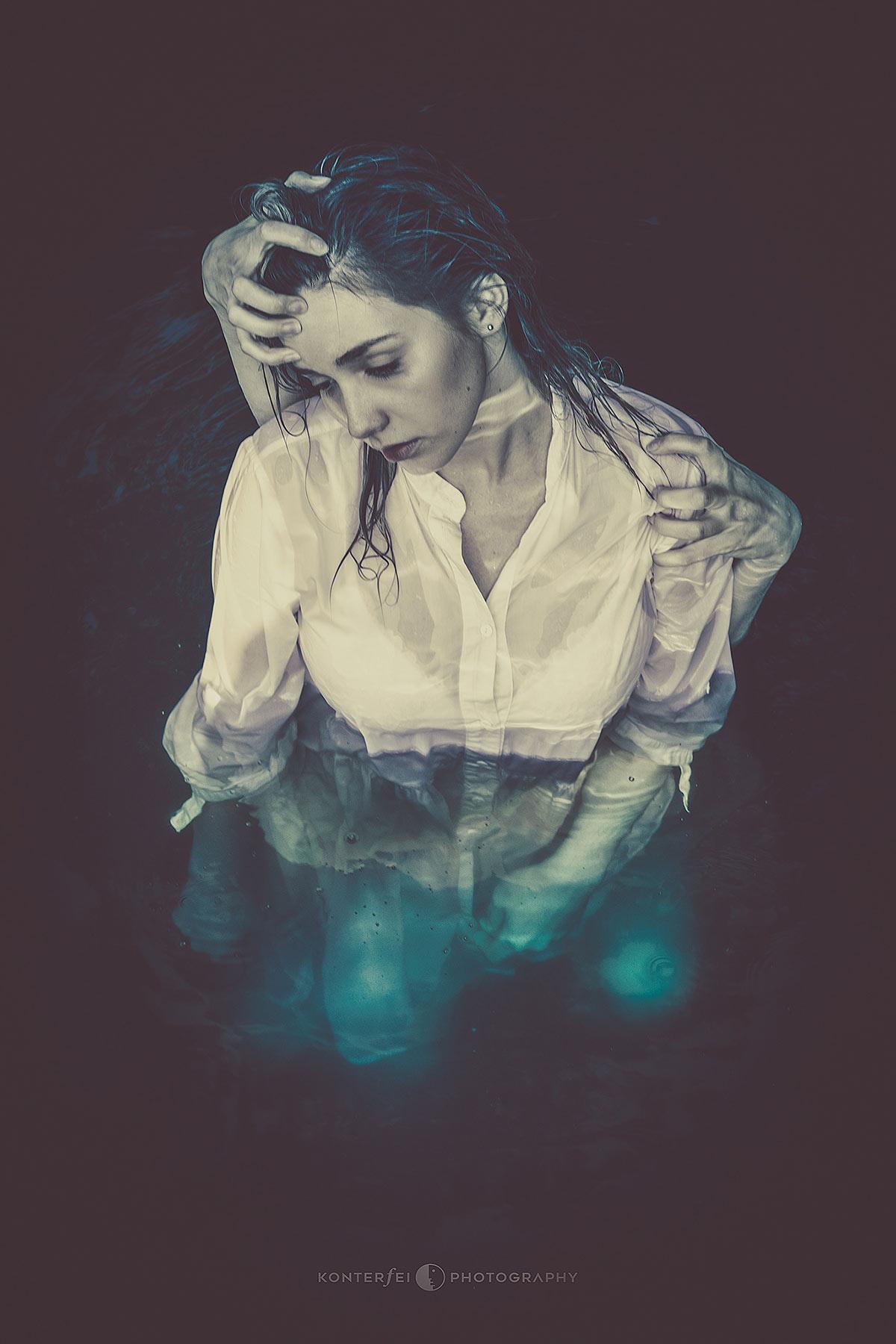 Drowning in a sea of Desperation | Dark Art | Photography