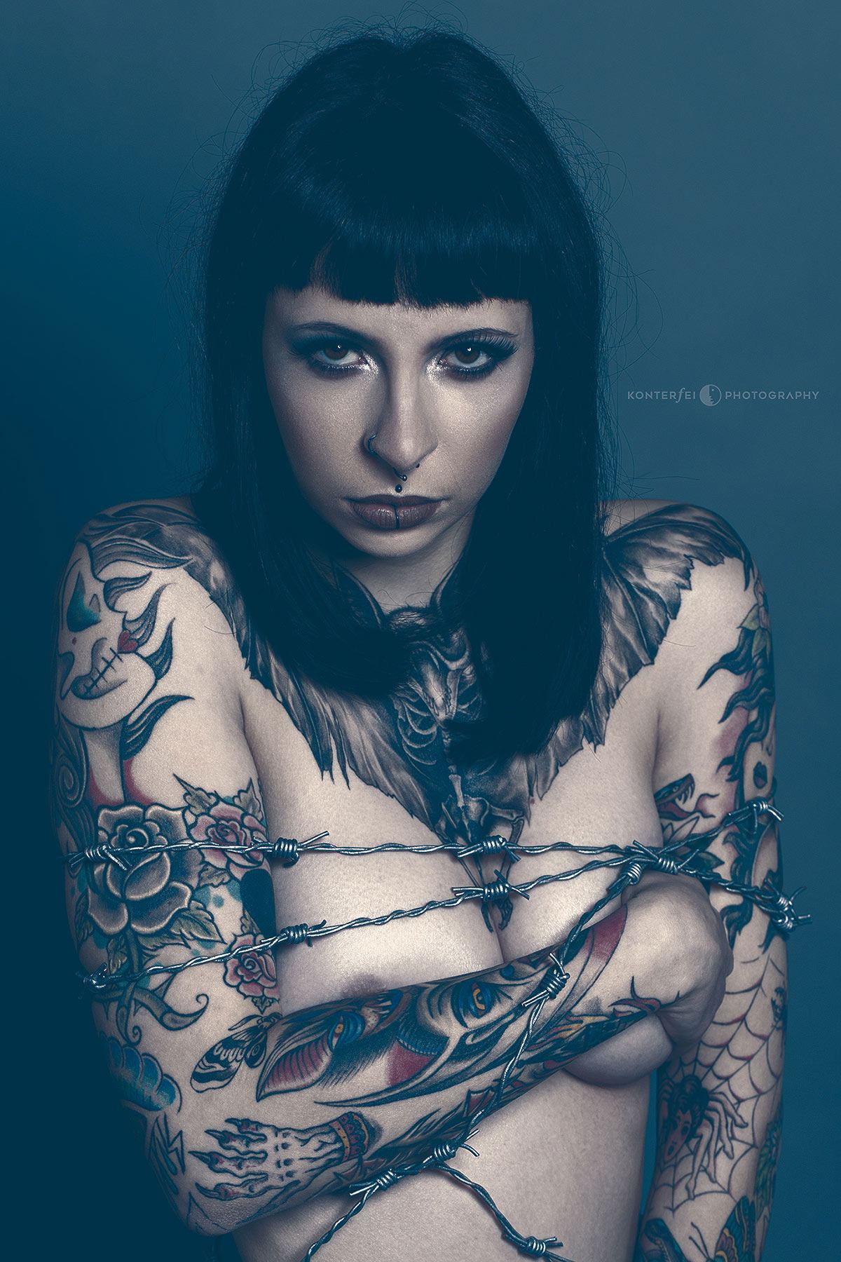 Bound Barbwire Beauty | Dark Beauty | Photography